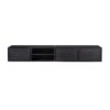 STF-1608_5 Zwevend tv meubel Ambiance Zwart Mangohout 200 cm - Image 6