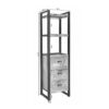 STF-4614_4 Boekenkast Britt met lades Naturel Mangohout 55 cm - Image 5