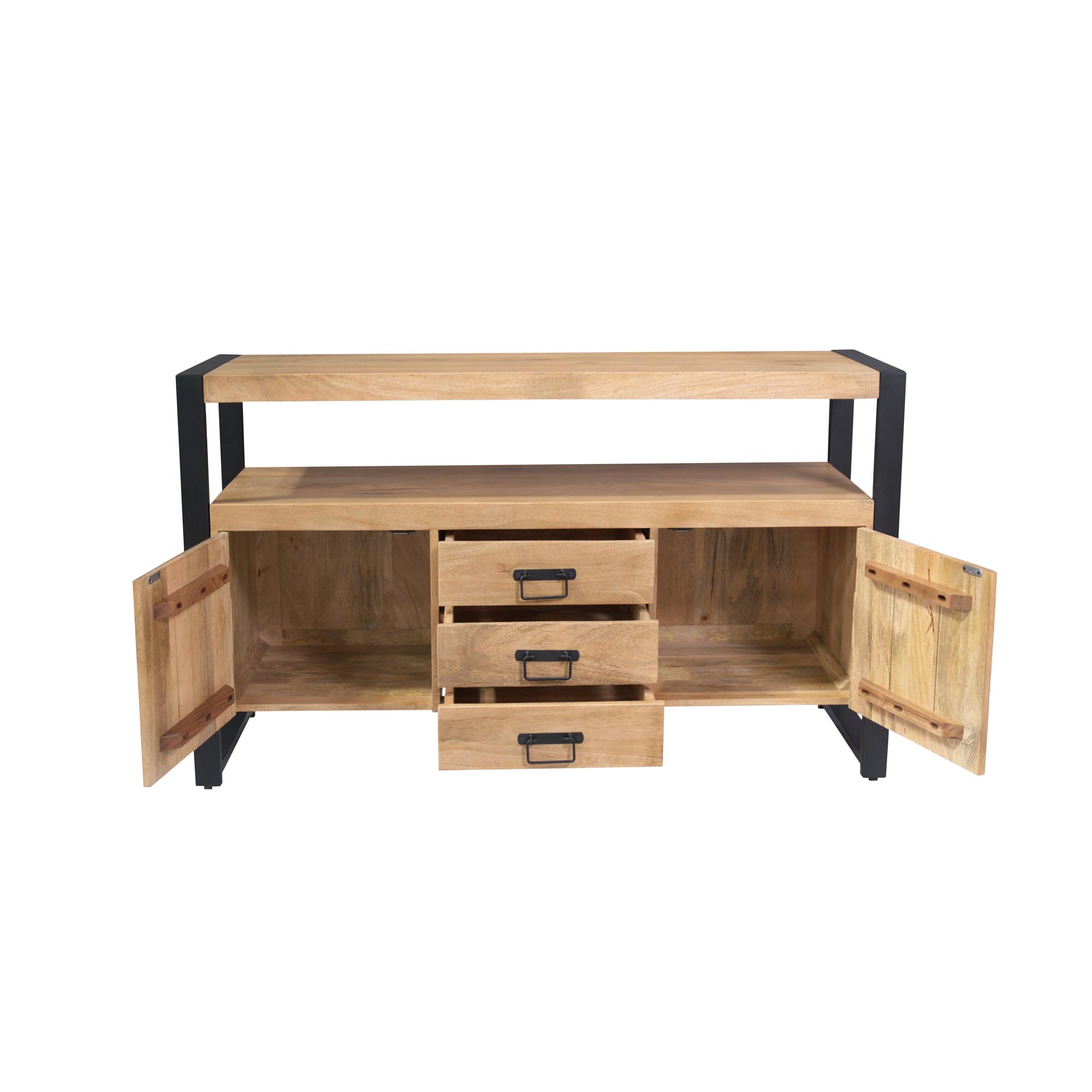 Dressoir Britt Naturel Mangohout 135 cm - Image 4