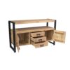 STF-4617_4 Dressoir Britt Naturel Mangohout 135 cm - Image 5