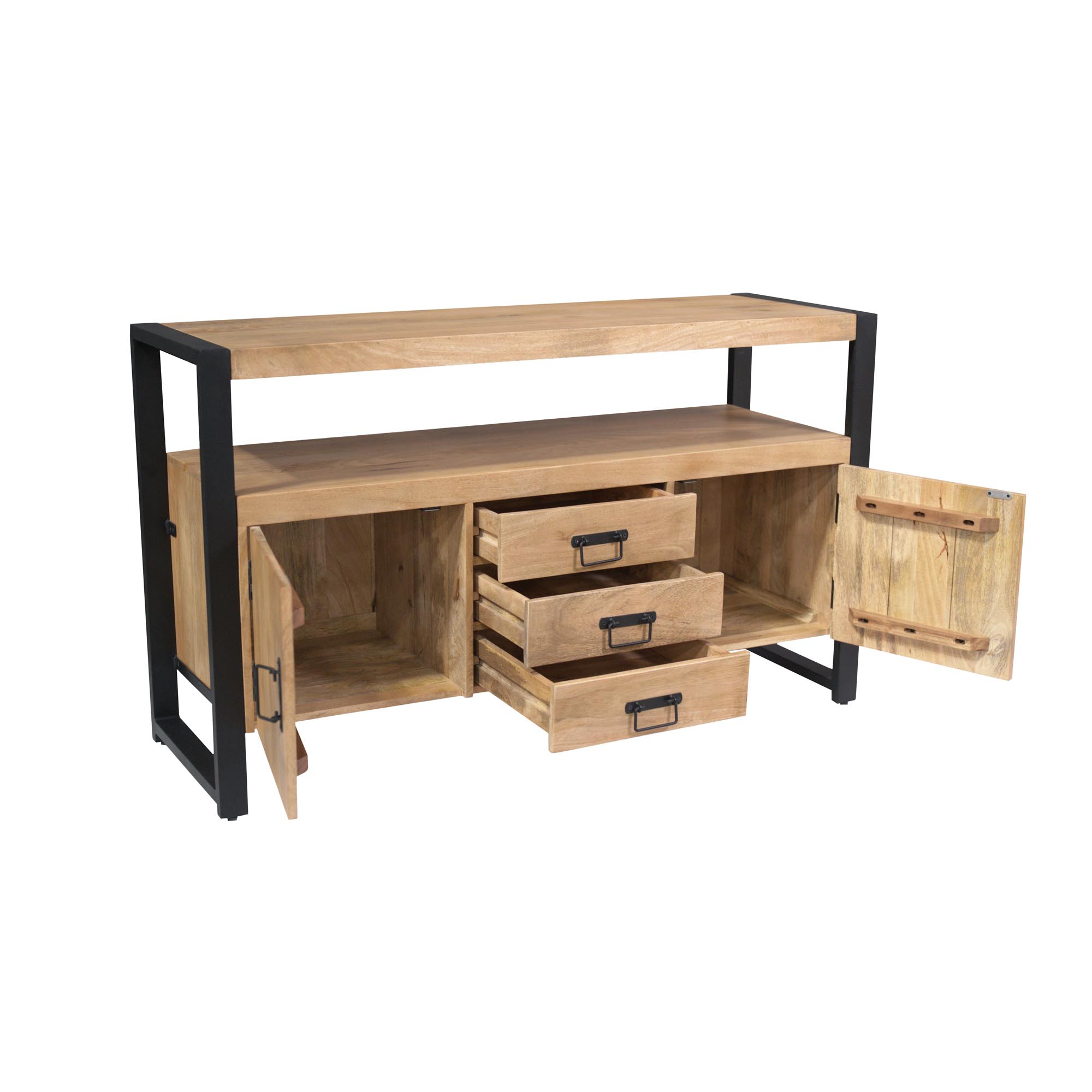 Dressoir Britt Naturel Mangohout 135 cm - Image 5