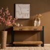 Sidetable Britt Naturel Mangohout 120 cm - Image 1