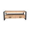 Salontafel Britt met vier lades Naturel Mangohout 120 cm - Image 2