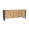 STF-4628_2 Dressoir Britt Naturel Mangohout 200 cm - Image 3