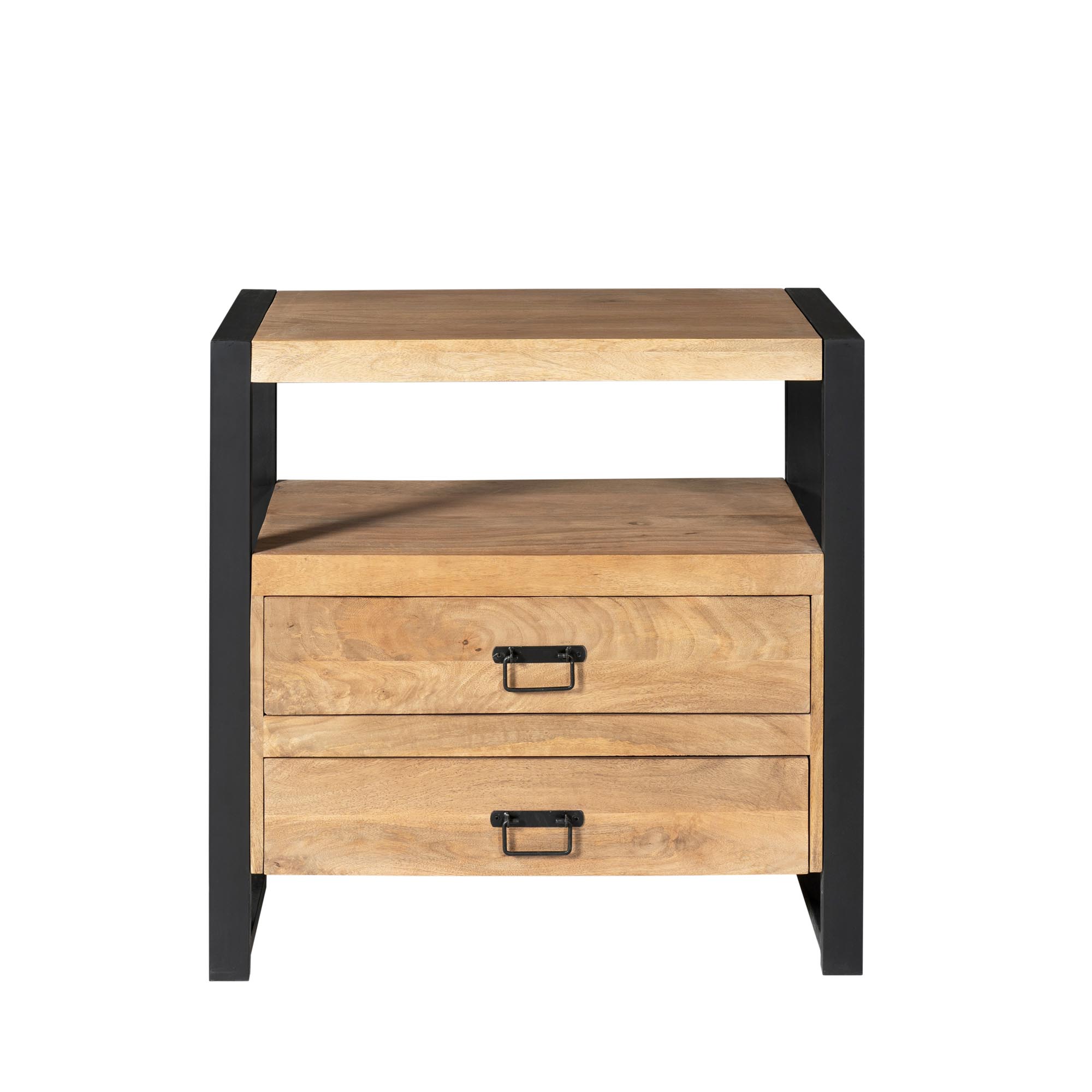 Ladenkast Britt Naturel Mangohout 80 cm - Image 2