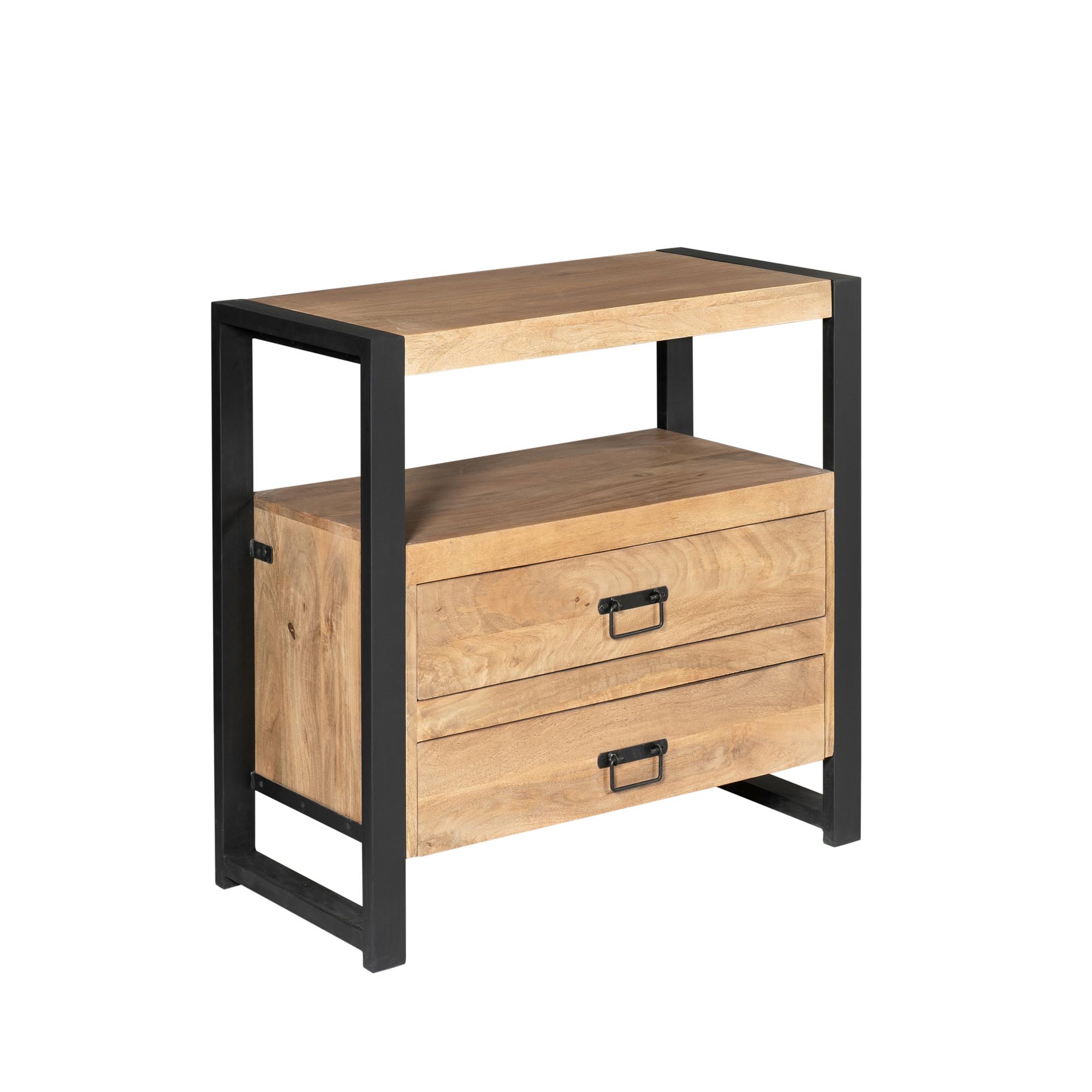 Ladenkast Britt Naturel Mangohout 80 cm - Image 3