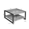 STF-4633_3 Salontafel Britt Naturel Mangohout 80 cm - Image 4