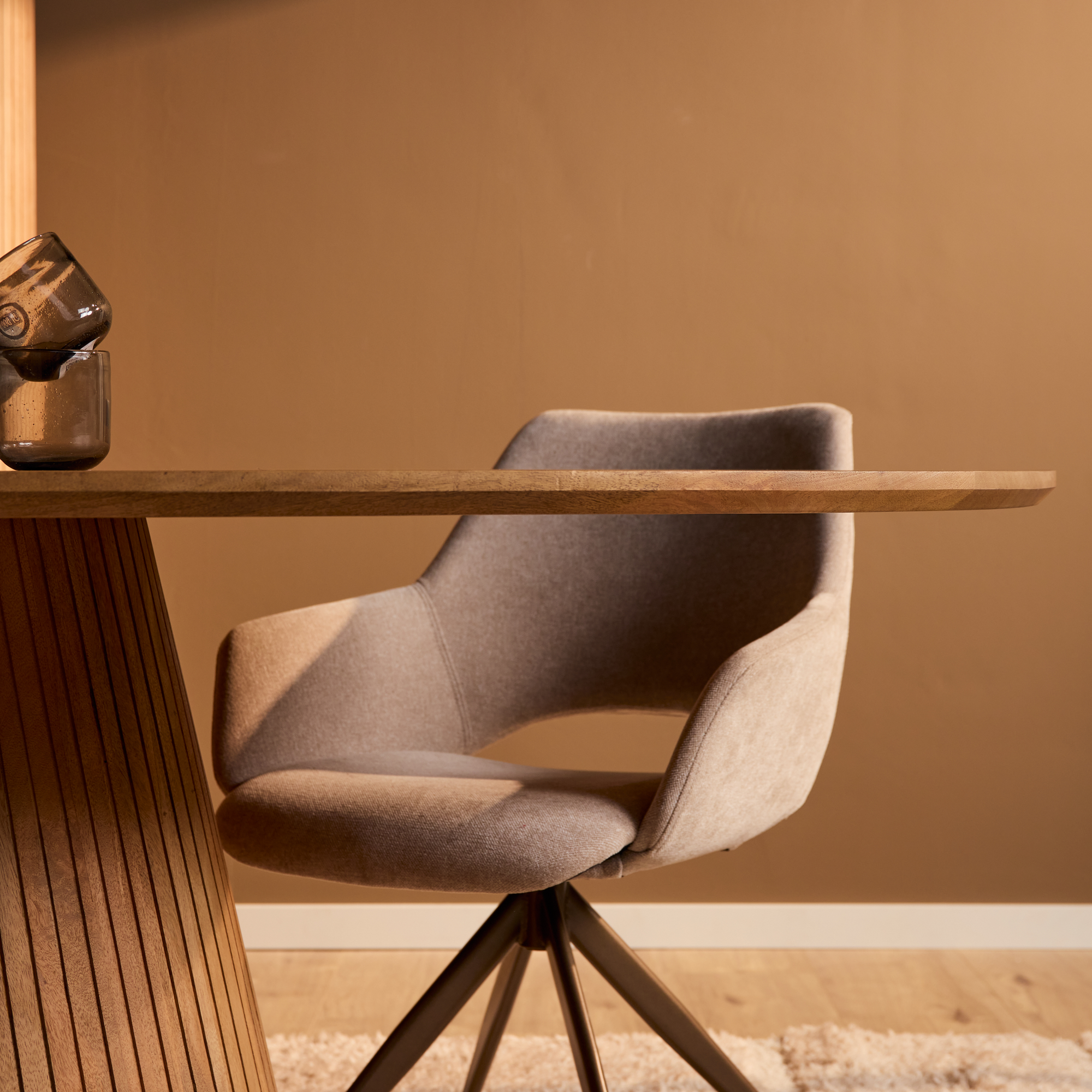 Ovale eettafel Solana Naturel Mangohout 240 cm - Image 2