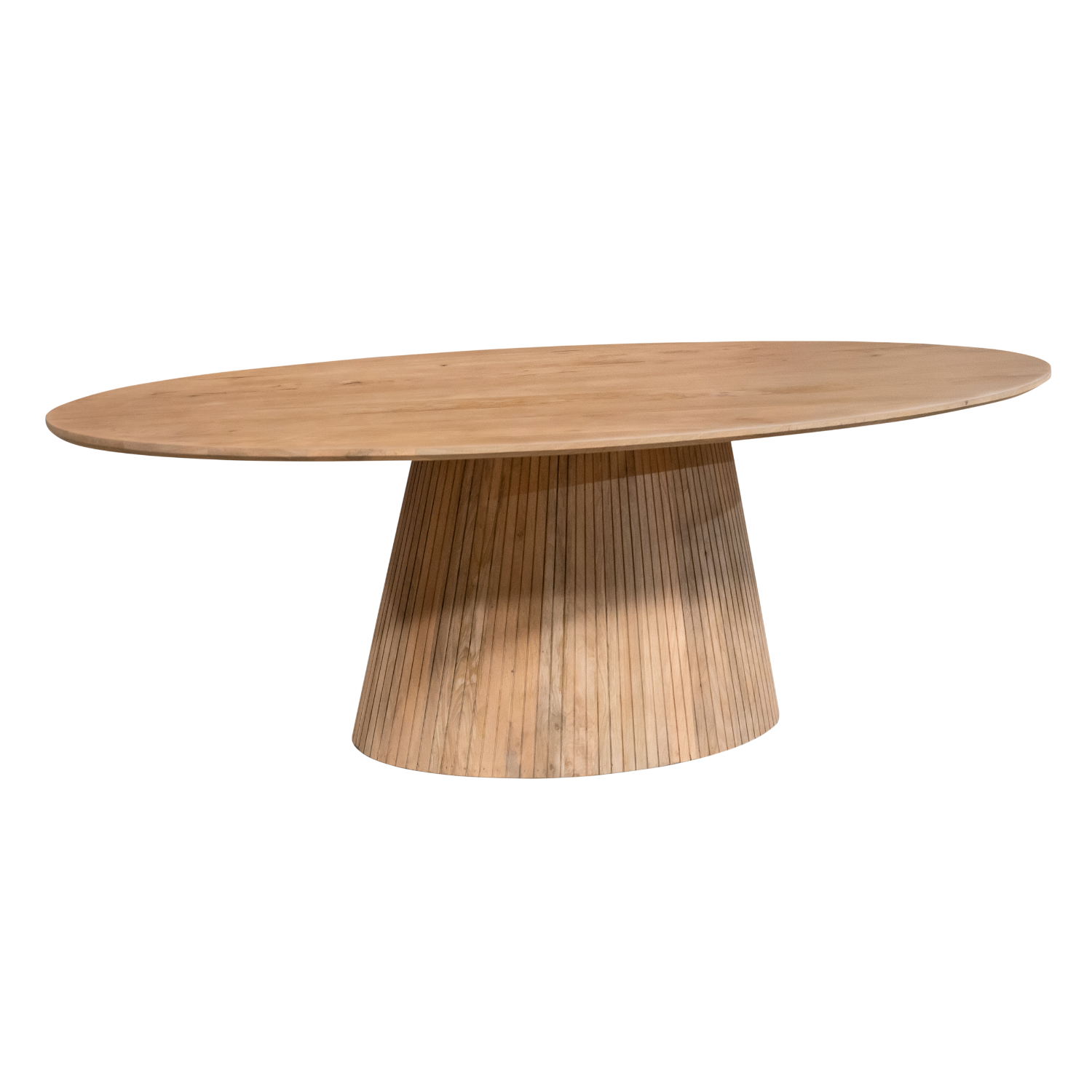 Ovale eettafel Solana Naturel Mangohout 240 cm - Image 8
