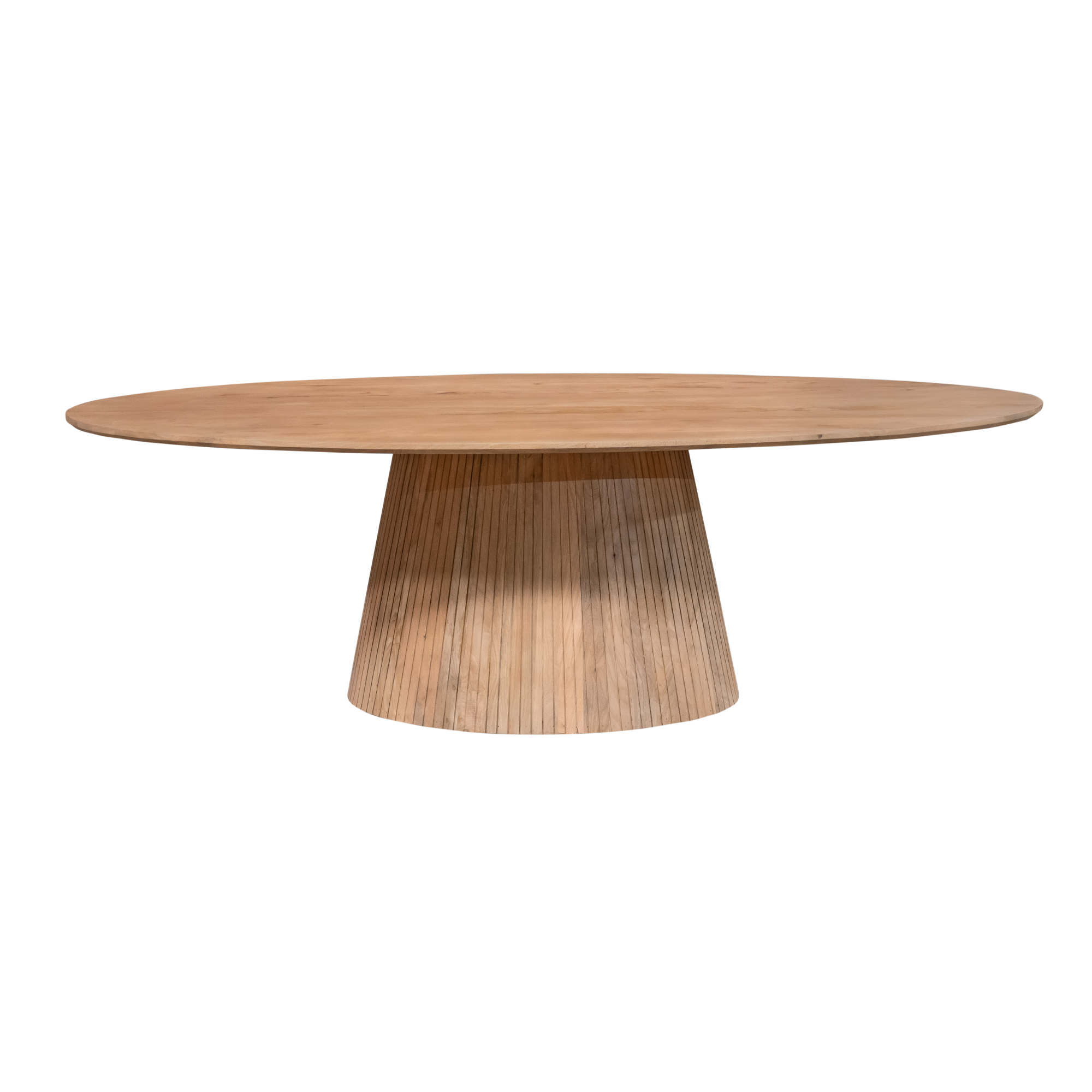 Ovale eettafel Solana Naturel Mangohout 240 cm - Image 10