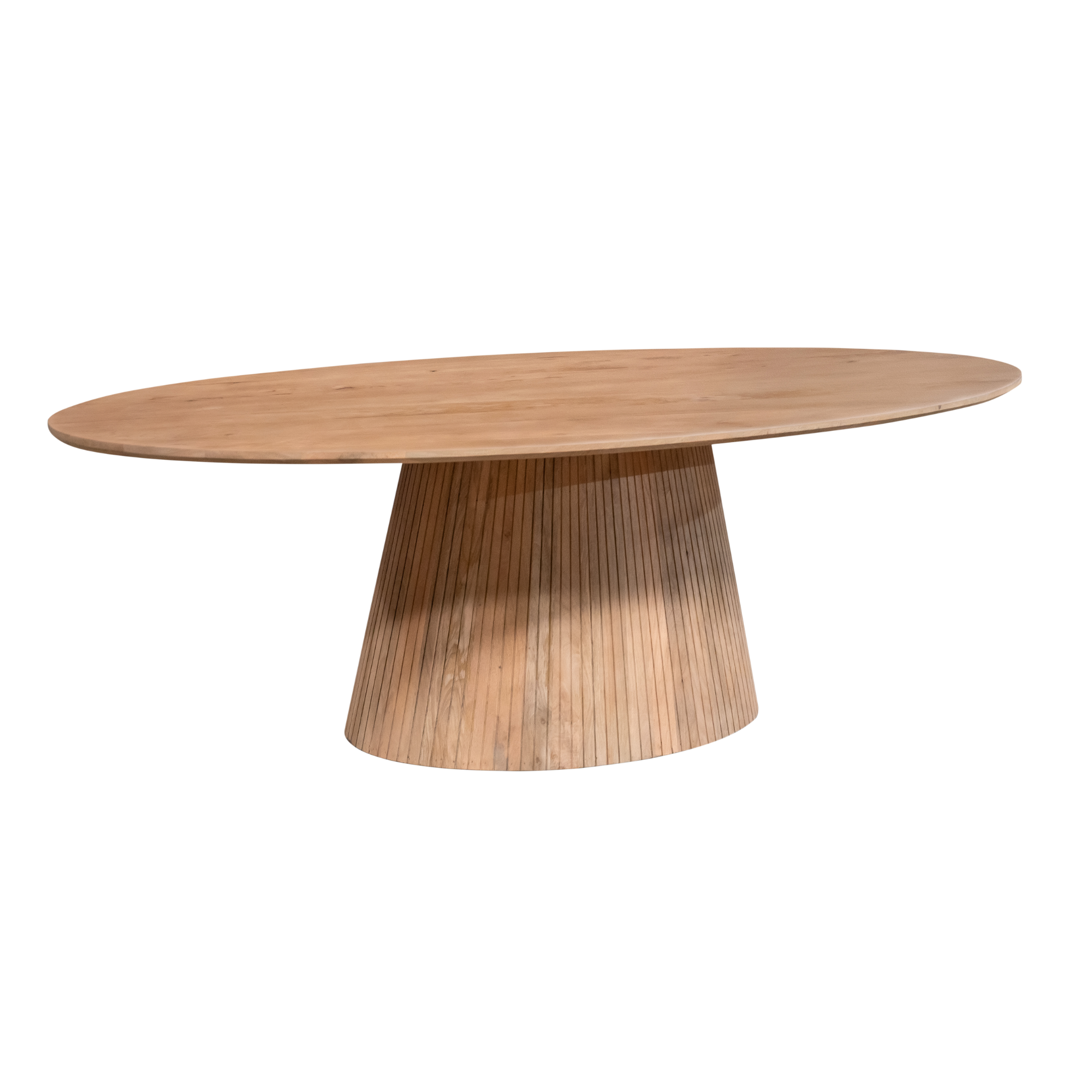 Ovale eettafel Solana Naturel Mangohout 240 cm - Image 11