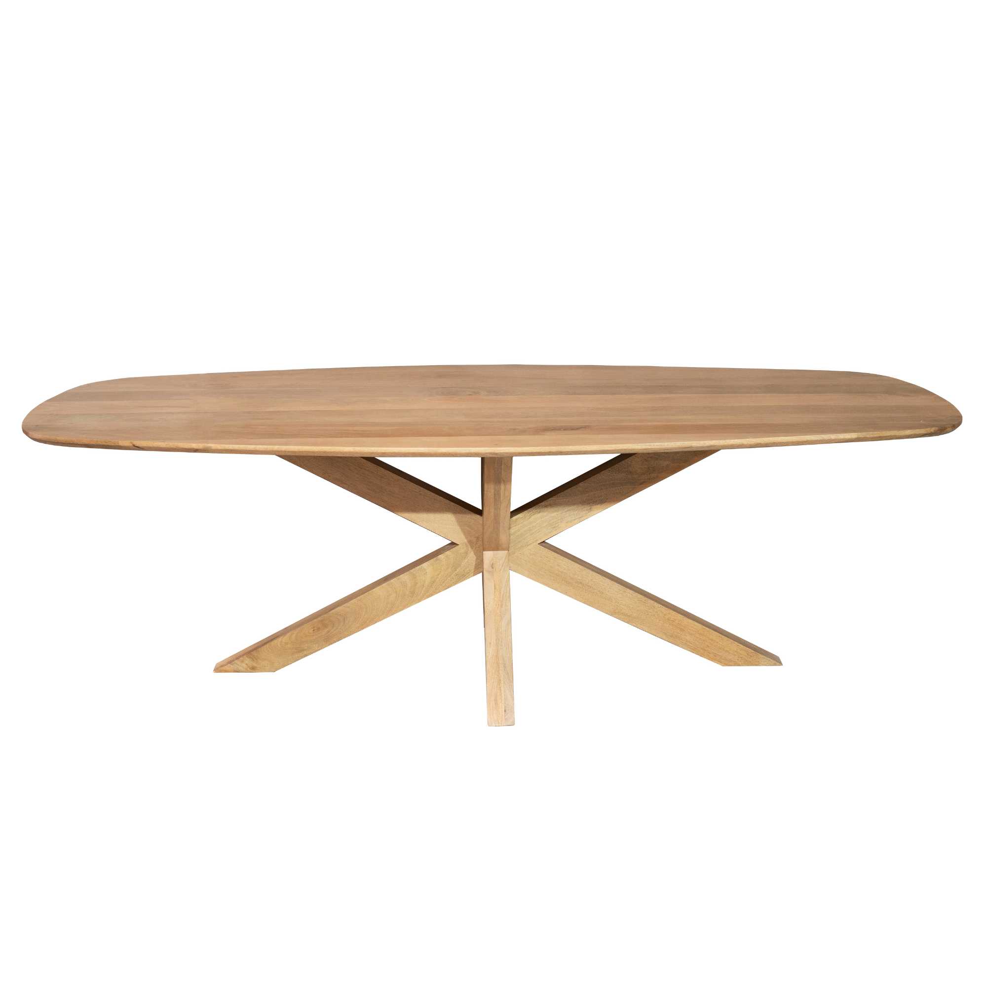 Deens ovale eettafel Nina Naturel Mangohout 210 cm - Image 1