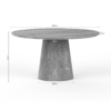 STF-1804_7 Ronde eettafel Solana Naturel Mangohout 150 cm - Image 8