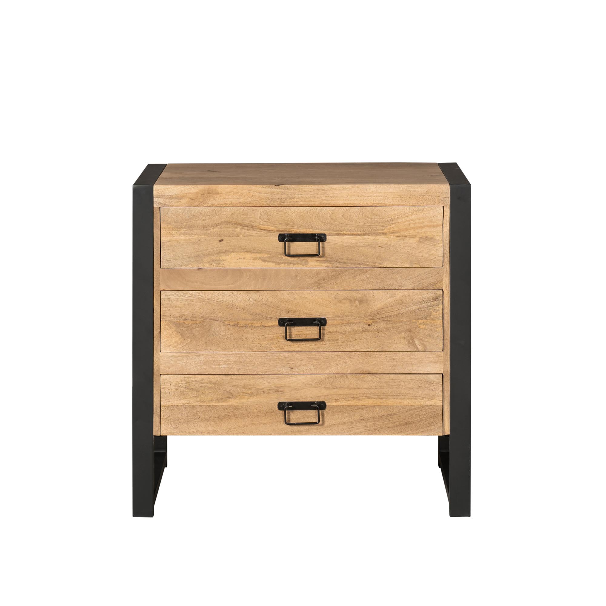 Ladenkast Britt Naturel Mangohout 80 cm - Image 2