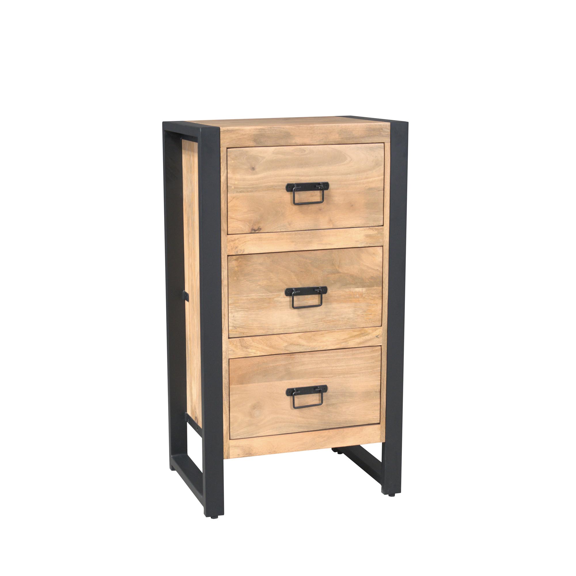 Halkast Britt met lades Naturel Mangohout 55 cm - Image 3