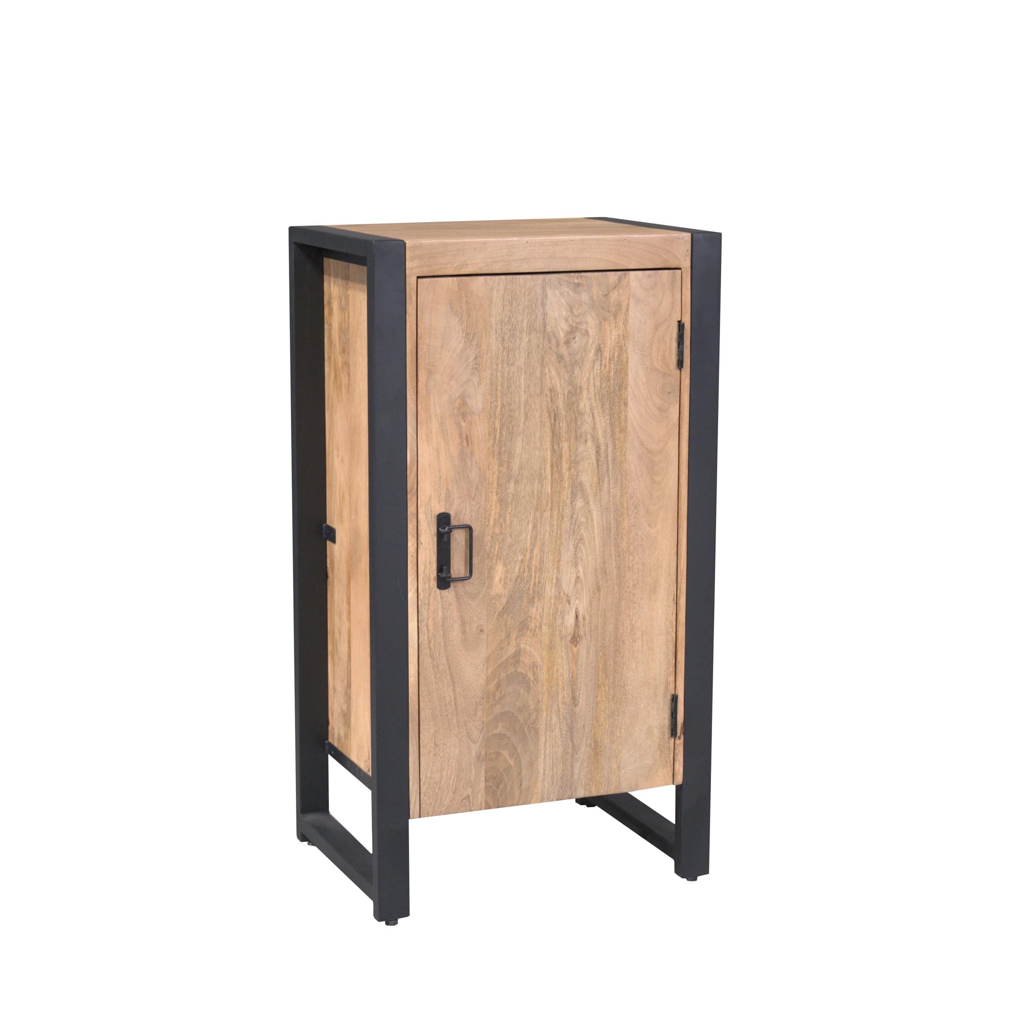 Halkast Britt met deur Naturel Mangohout 55 cm - Image 3