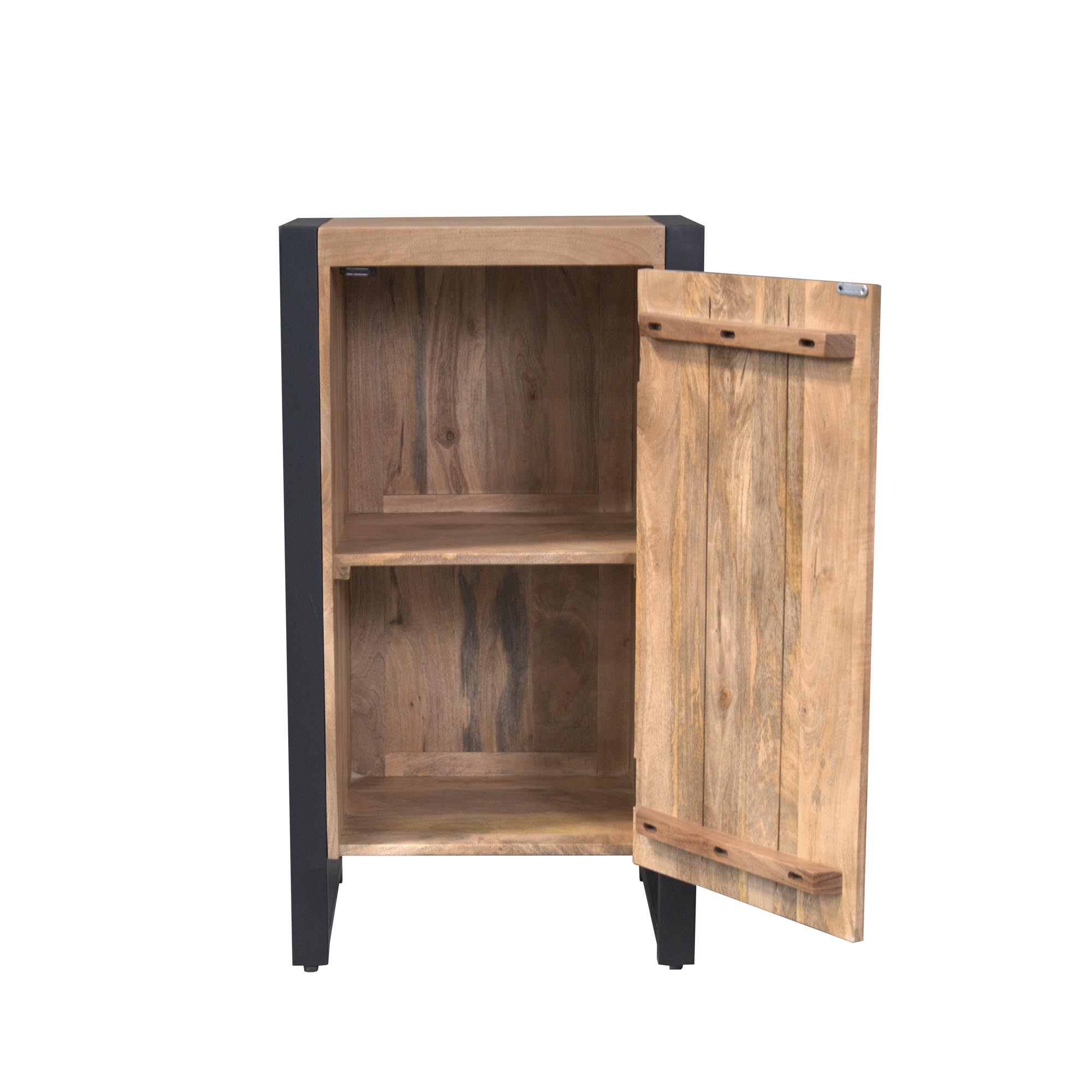Halkast Britt met deur Naturel Mangohout 55 cm - Image 4