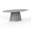 STF-1805_8 Ovale eettafel Solana Naturel Mangohout 210 cm - Image 9