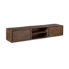STF-1612_6 Zwevend tv meubel Ambiance Bruin Mangohout 160 cm - Image 7
