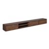 STF-1614_7 Zwevend tv meubel Ambiance Bruin Mangohout 240 cm - Image 8