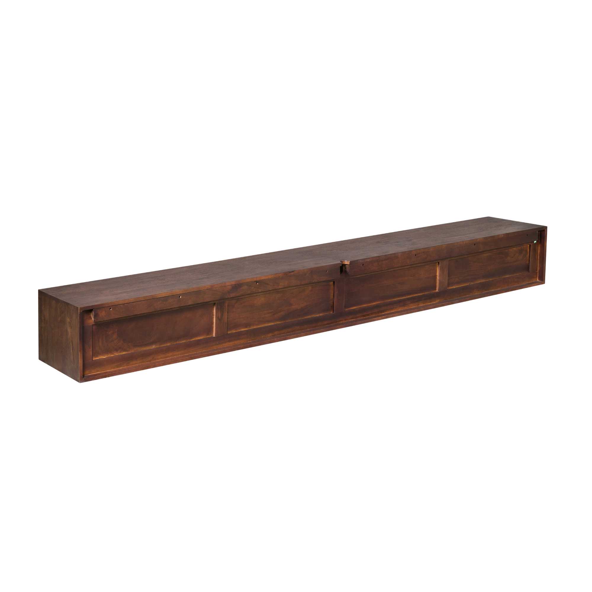 STF-1614_9 Zwevend tv meubel Ambiance Bruin Mangohout 240 cm - Image 10