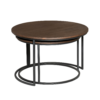STF-2022_6 Salontafel set Madison Bruin Mangohout 70 cm - Image 7