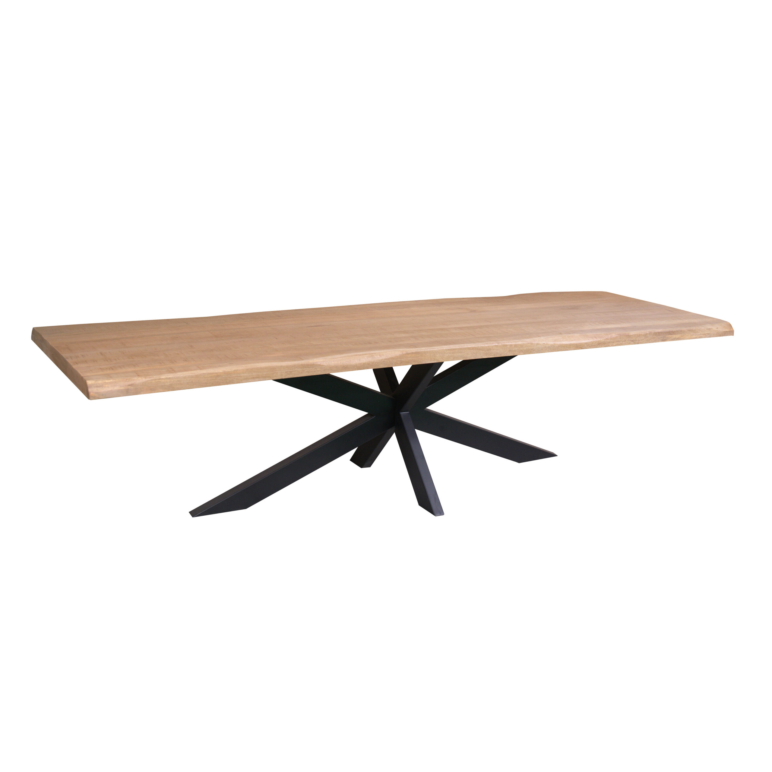 STF-1122_2 Boomstamtafel Dakota Naturel Mangohout 300 cm - Image 3