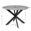 STF-2134_6 Ronde eettafel Ferris Bruin Eikenhout 110 cm - Image 7