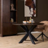 Ronde eettafel Ferris Bruin Eikenhout 130 cm - Image 1