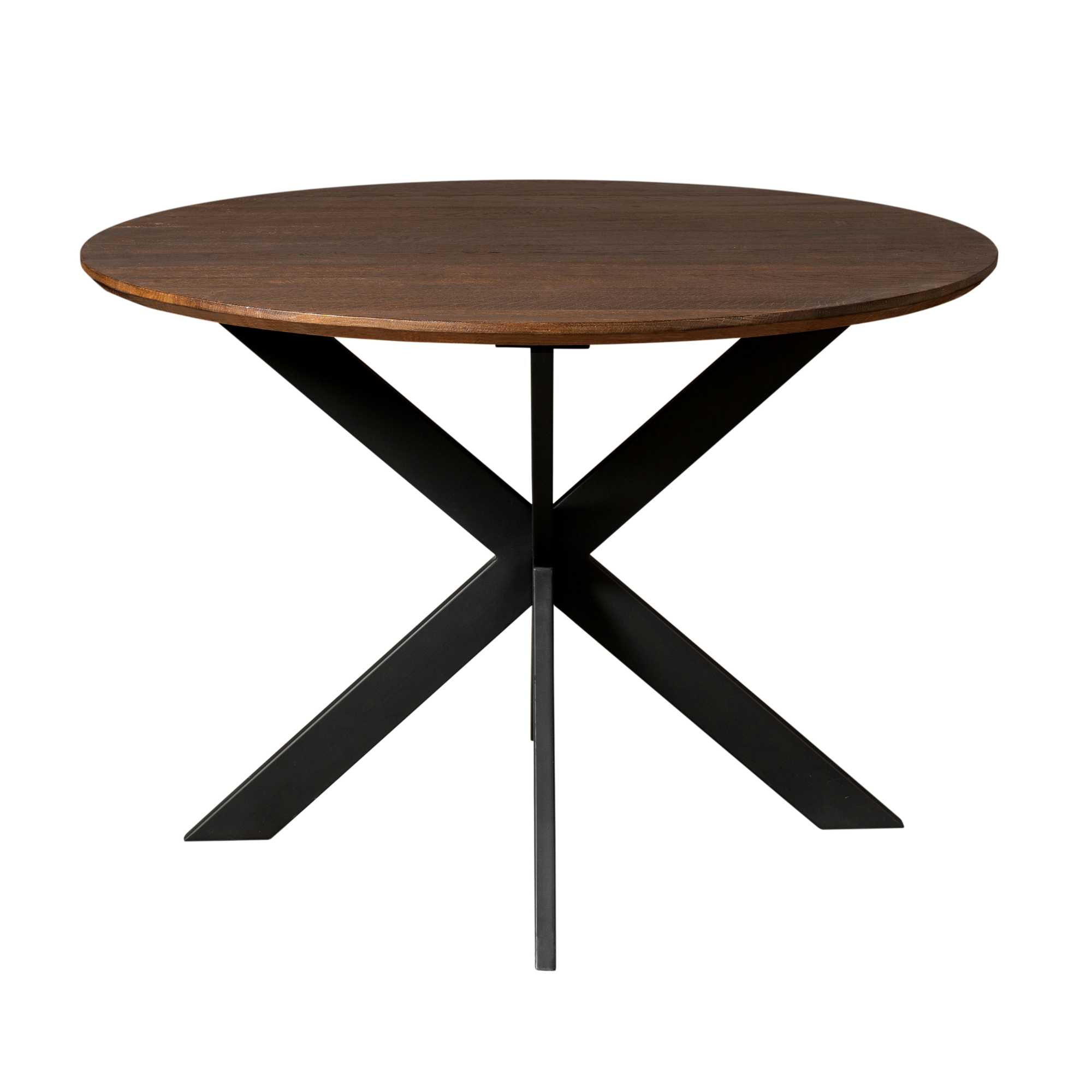 STF-2135_5 Ronde eettafel Ferris Bruin Eikenhout 130 cm - Image 6