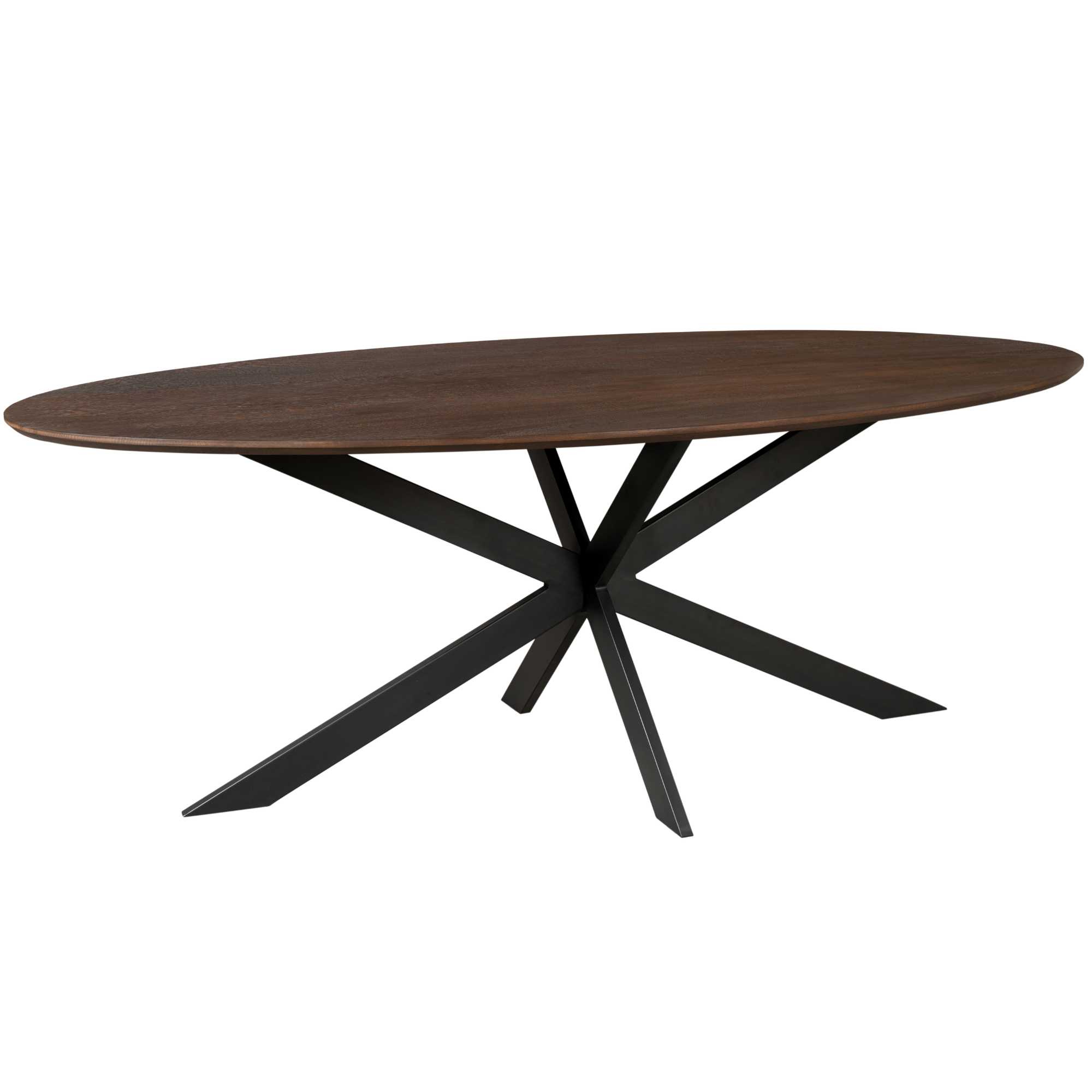 Ovale eettafel Ferris Bruin Eikenhout 210 cm - Image 4