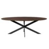 STF-2137_4 Ovale eettafel Ferris Bruin Eikenhout 210 cm - Image 5
