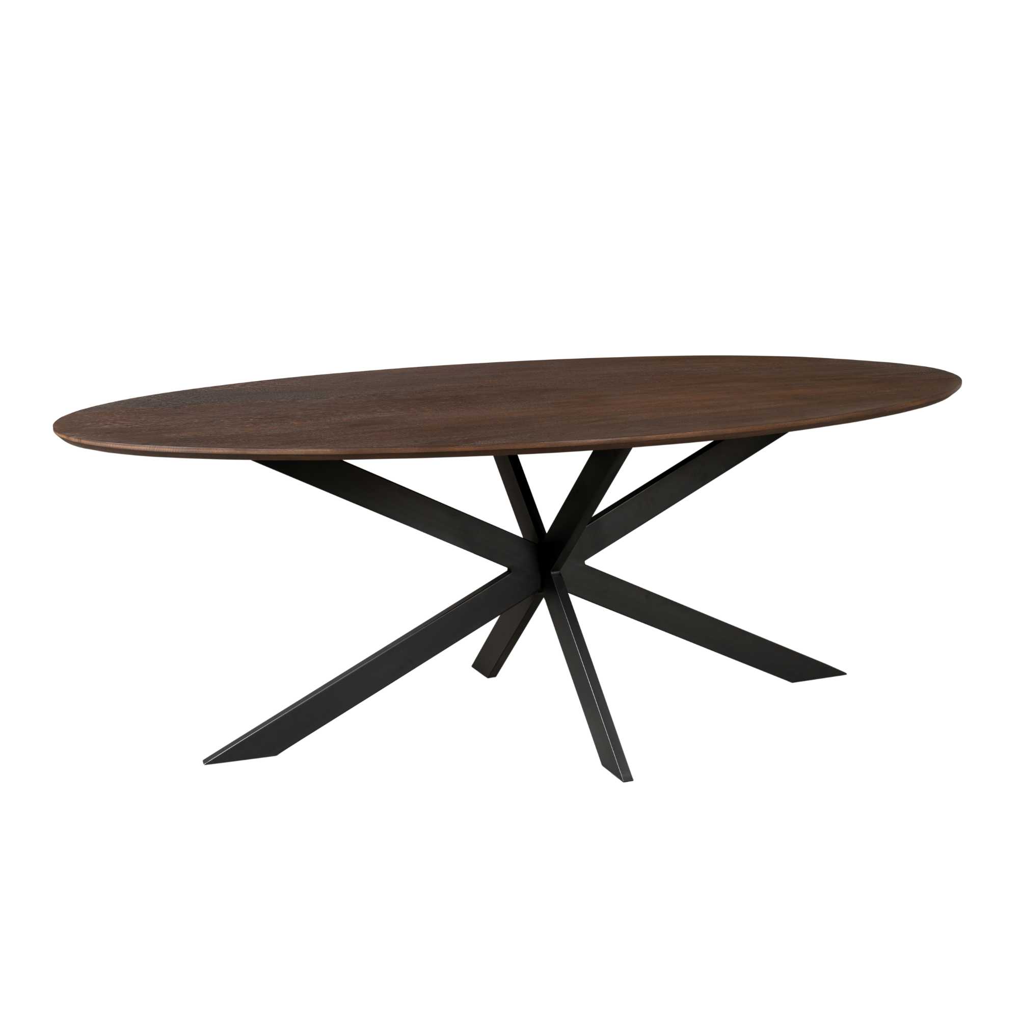 Ovale eettafel Ferris Bruin Eikenhout 280 cm - Image 4
