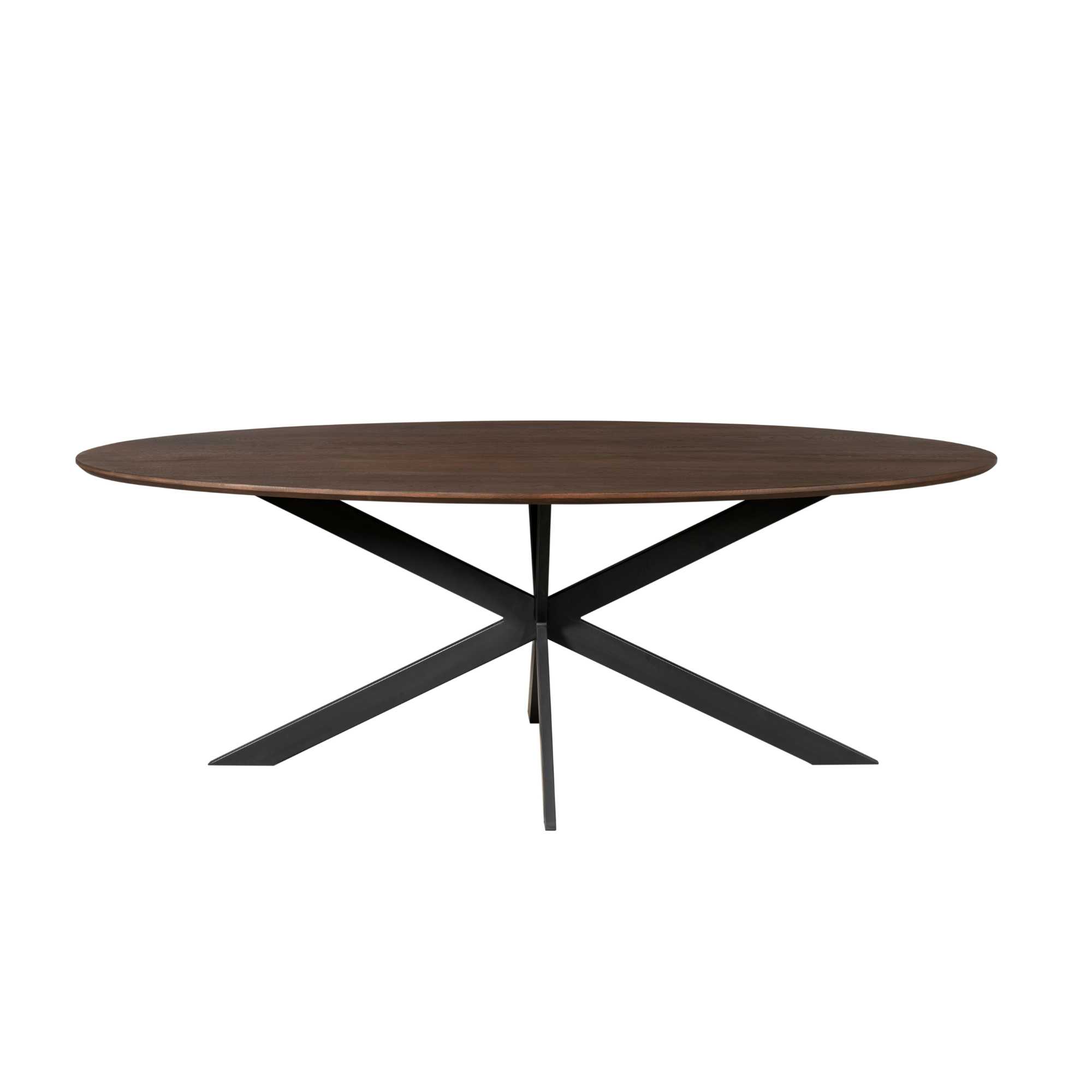 Ovale eettafel Ferris Bruin Eikenhout 280 cm - Image 5