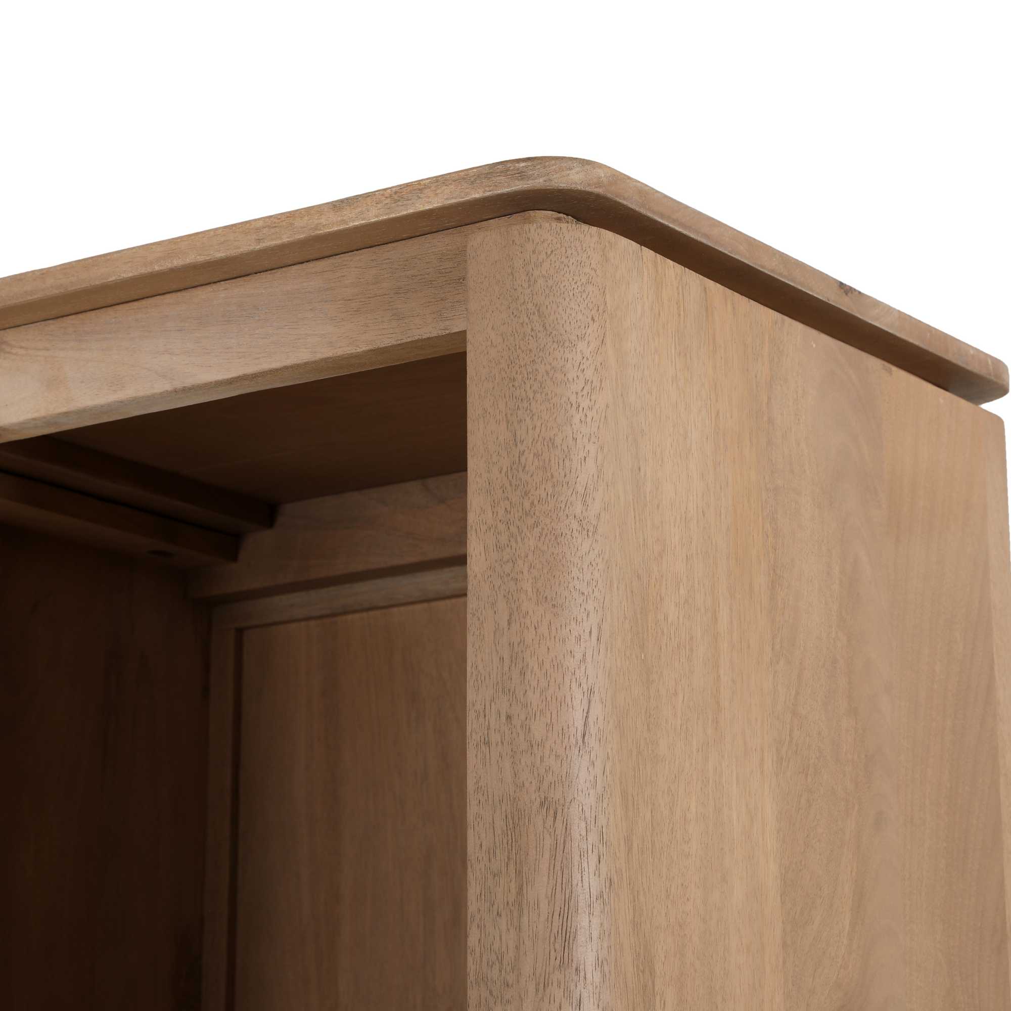 Vakkenkast XL Dallas Naturel Mangohout 160 cm - Image 5