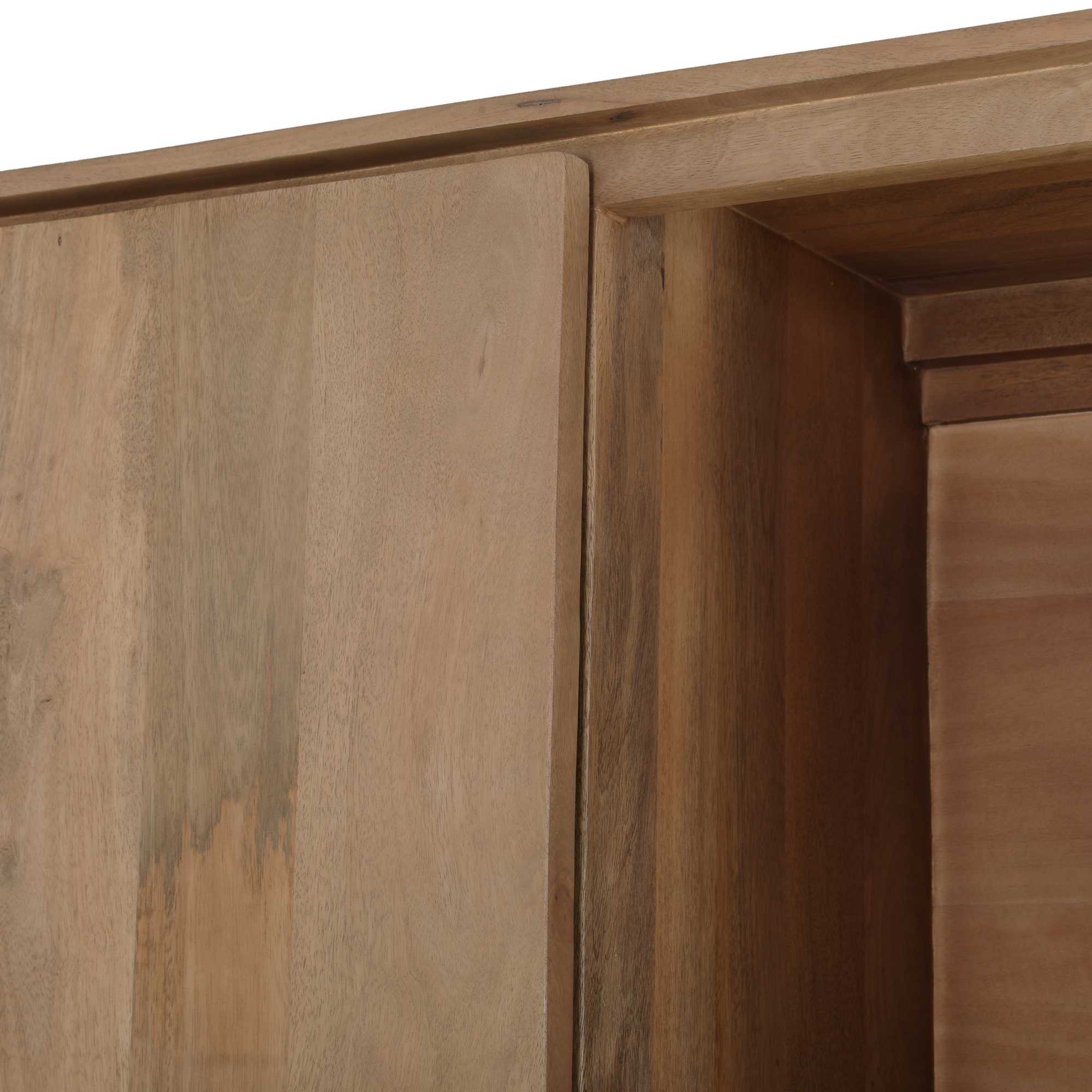 Vakkenkast XL Dallas Naturel Mangohout 160 cm - Image 21