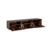 STF-2837_7 Zwevend tv meubel Vision Bruin Mangohout 160 cm - Image 8