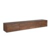 STF-2838_6 Zwevend tv meubel Vision Bruin Mangohout 200 cm - Image 7
