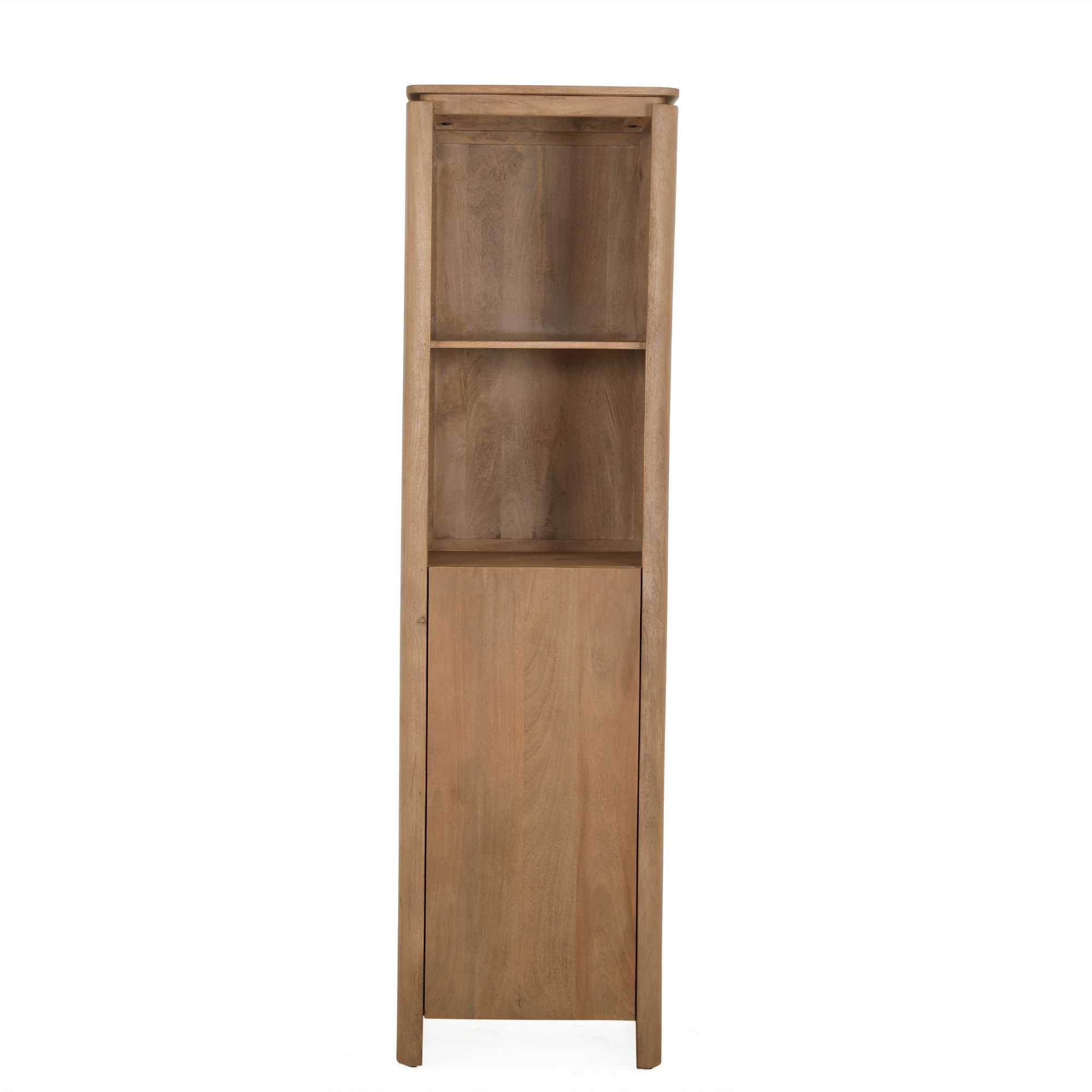 Boekenkast Dallas Naturel Mangohout 55 cm - Image 1