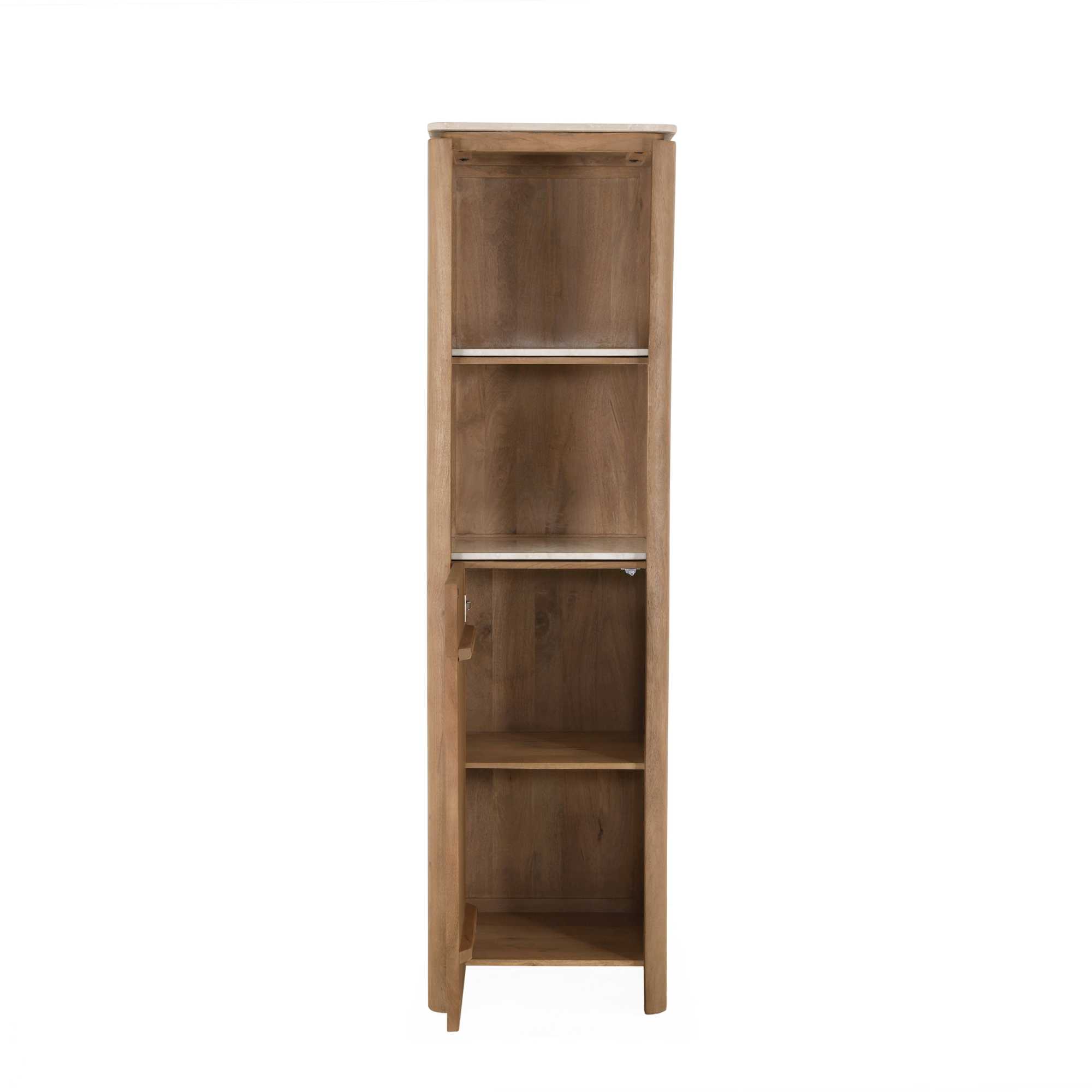 Boekenkast Dallas Naturel Mangohout 55 cm - Image 4