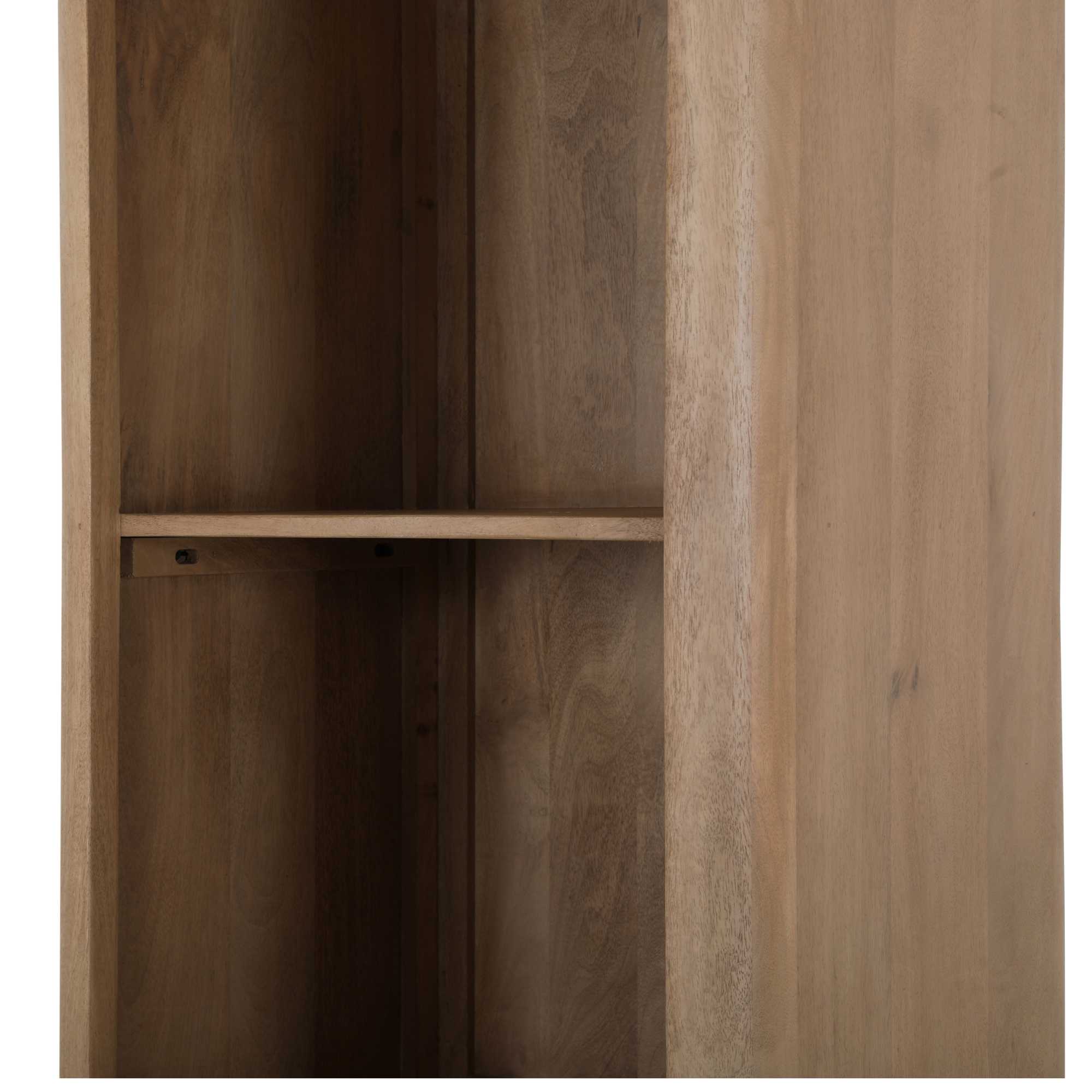 Boekenkast Dallas Naturel Mangohout 55 cm - Image 17