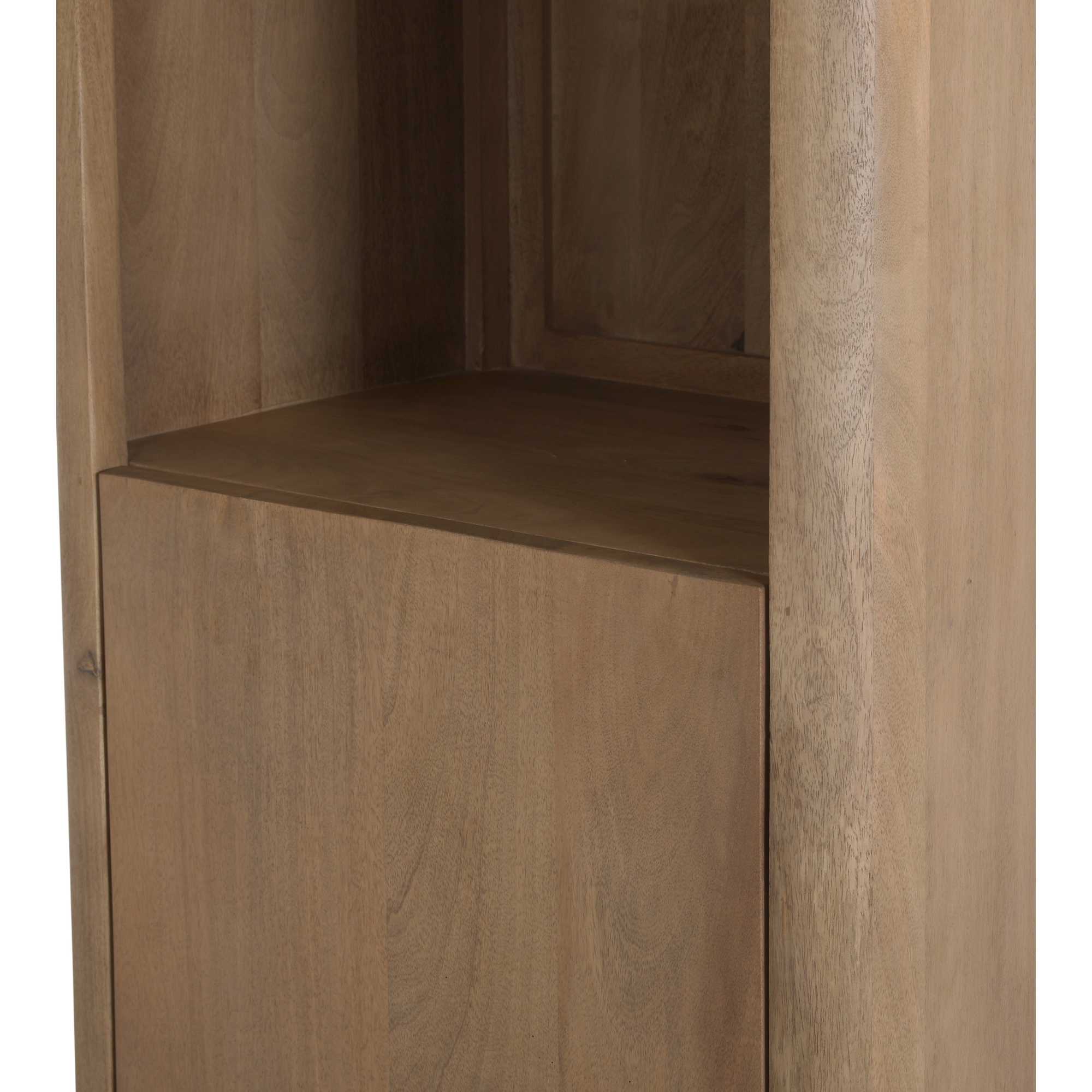 Boekenkast Dallas Naturel Mangohout 55 cm - Image 18