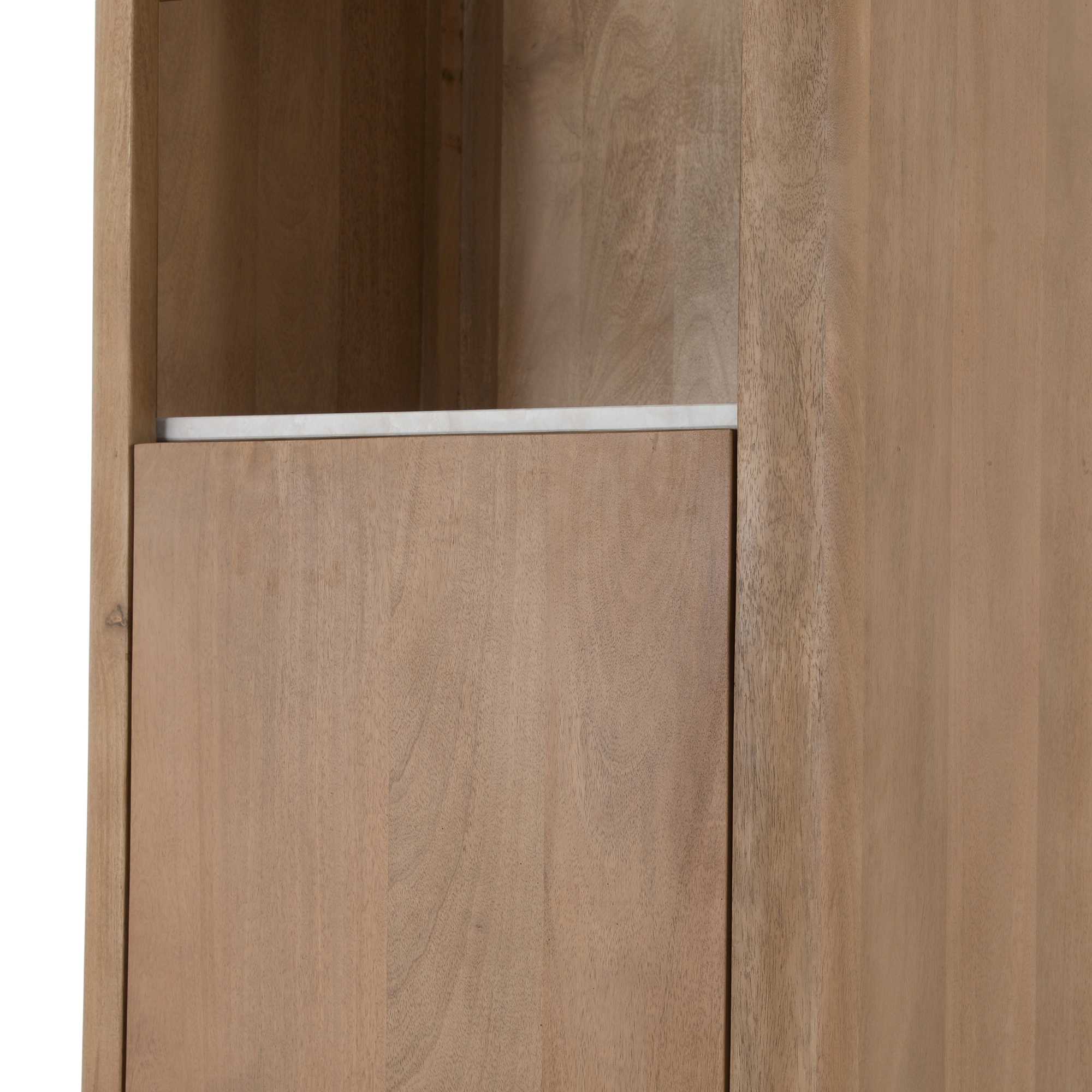 Boekenkast Dallas Naturel Mangohout 55 cm - Image 21