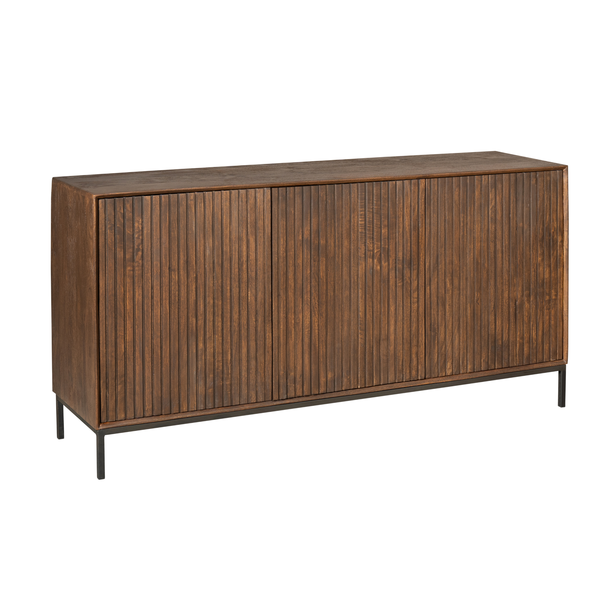 STF-6783_5 Dressoir Madison Bruin Mangohout 165 cm - Image 6