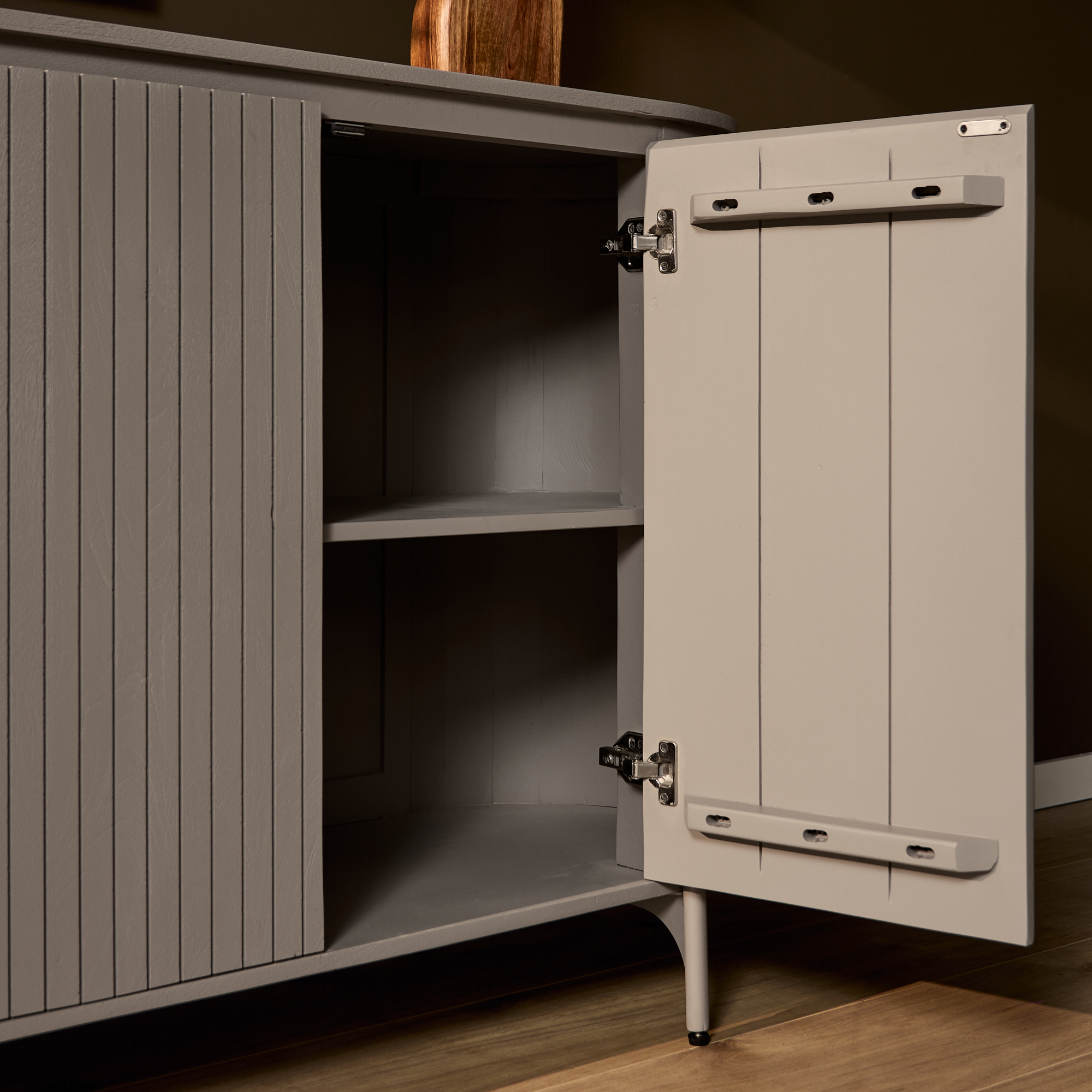 Dressoir Solana Taupe Mangohout 165 cm - Image 5