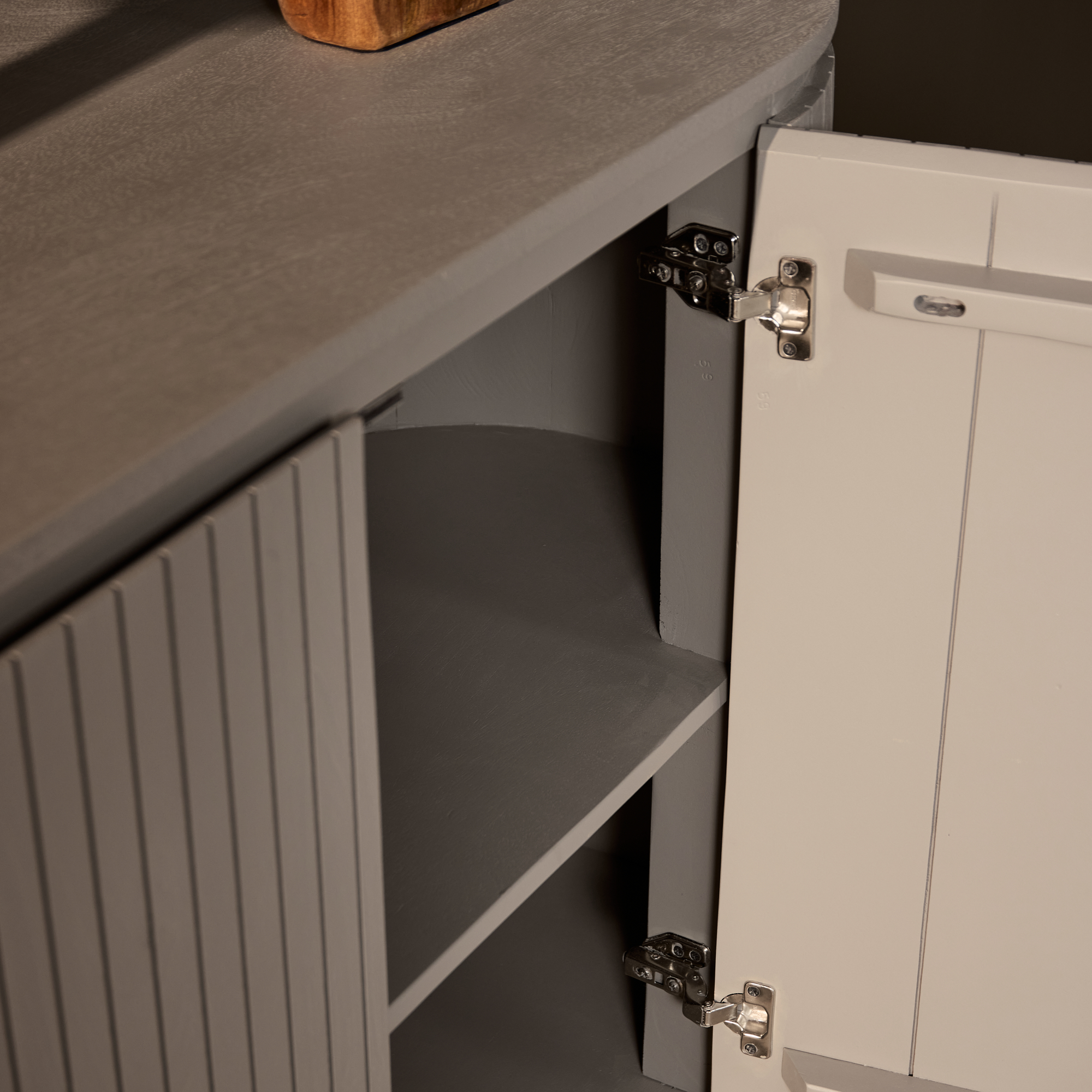 Dressoir Solana Taupe Mangohout 165 cm - Image 6