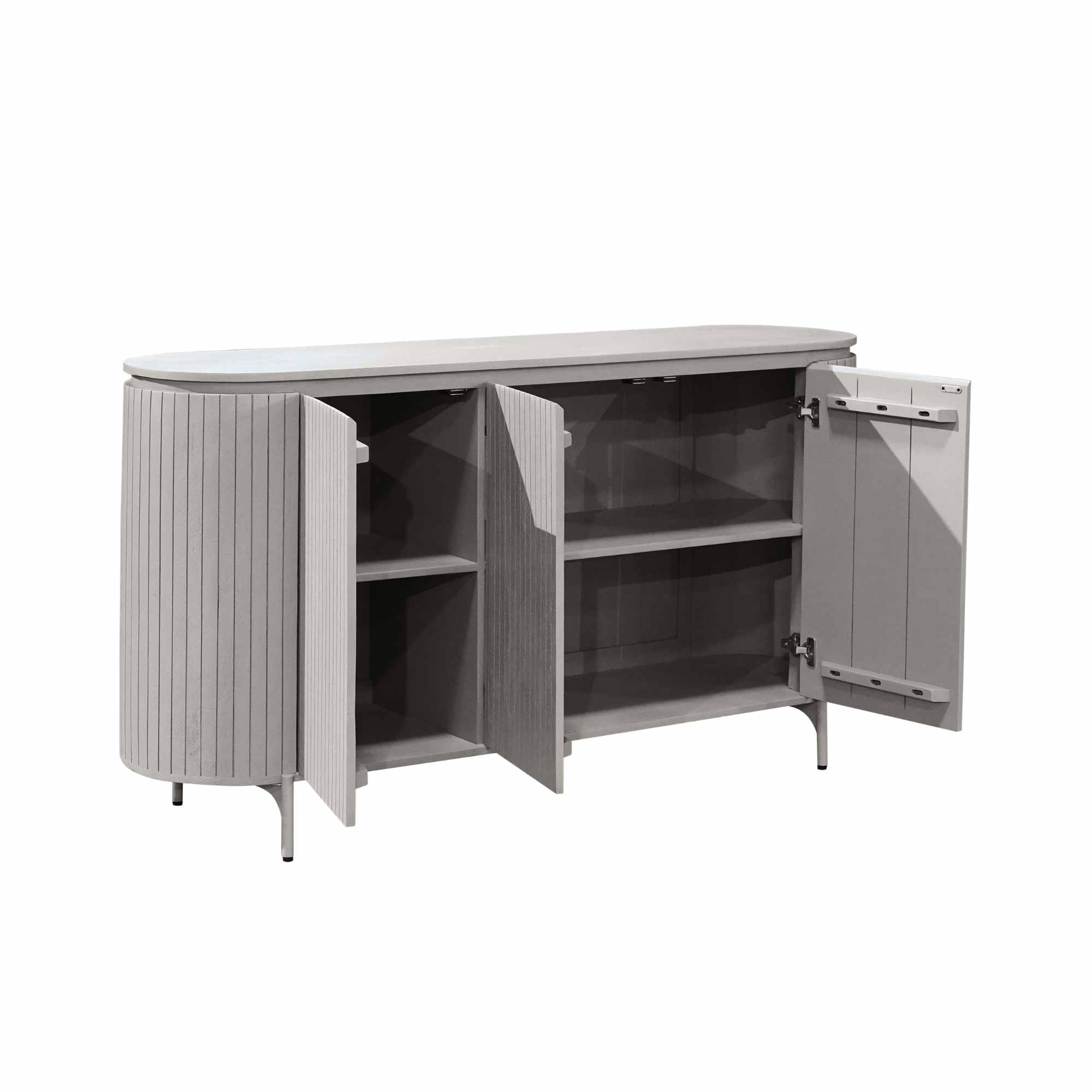 Dressoir Solana Taupe Mangohout 165 cm - Image 9