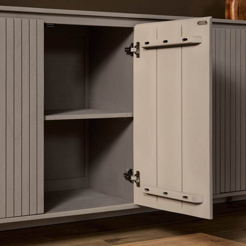 Dressoir Solana Taupe Mangohout 210 cm - Image 3