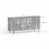 STF-2909_10 Dressoir Solana Taupe Mangohout 210 cm - Image 11