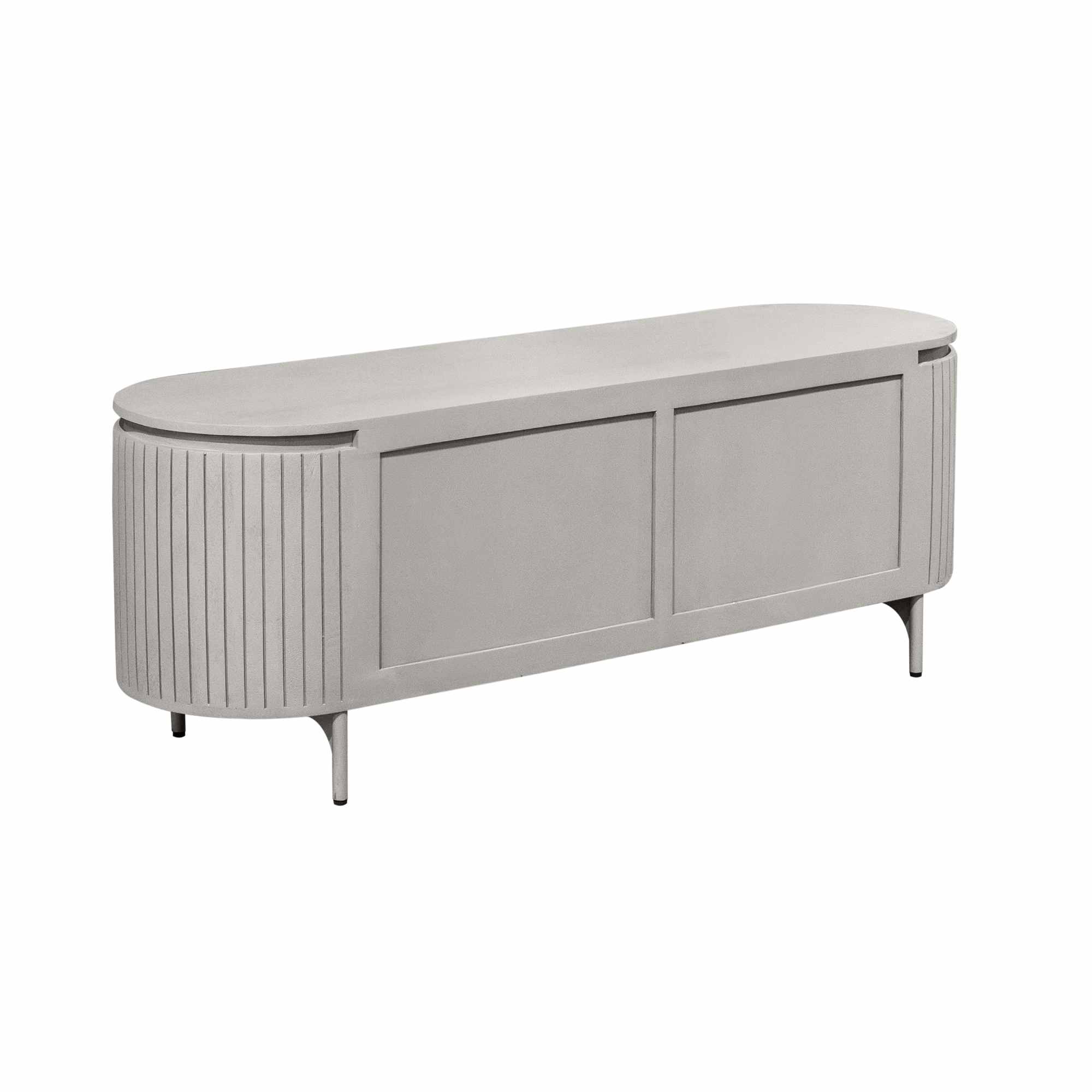 STF-2910_7 Tv meubel Solana Taupe Mangohout 165 cm - Image 8